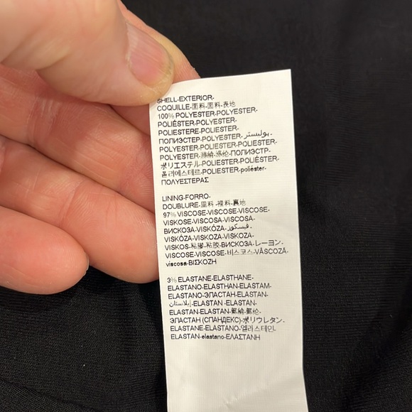 EUC Desigual pull on black floral print elastic waist micro pleat lined skirt - Picture 11 of 11